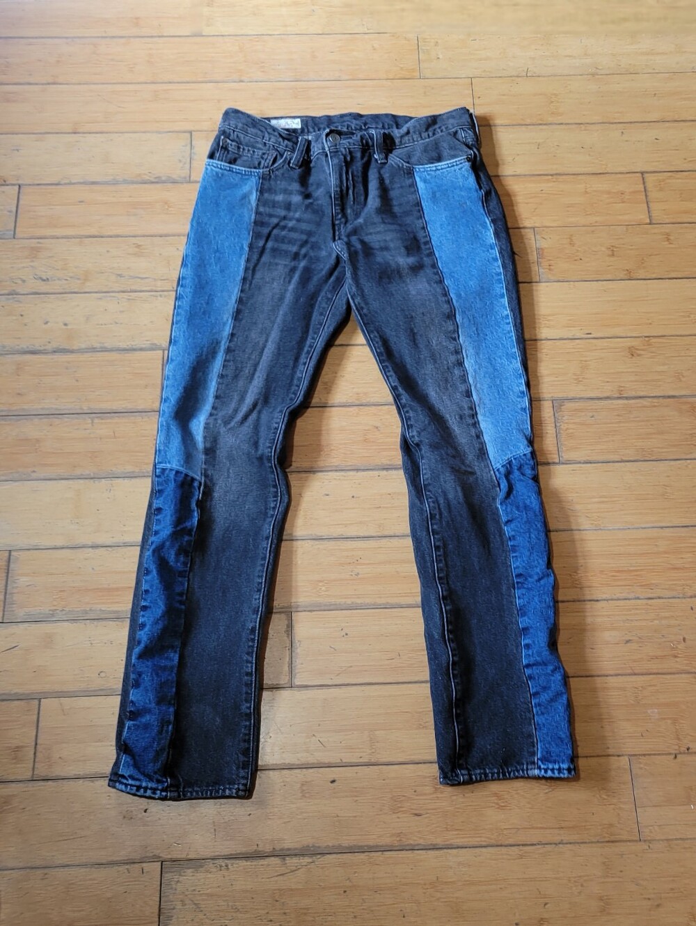 Levi's Premium 511 Slim Fit Colorblock Panel Jeans Men's 32 x 32